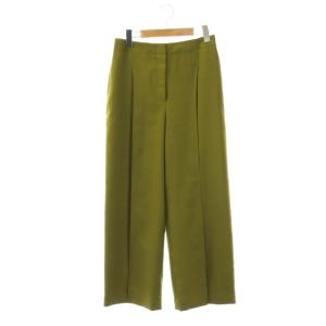 25SS City Twill Deep Pleated Pant パンツ ワイド ストレート 0 グリーン