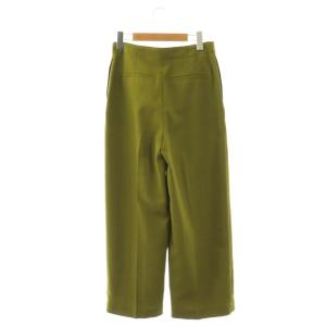 Theory 25SS City Twill Deep Pleated Pant パンツ ワイド ストレート 0 グリーン