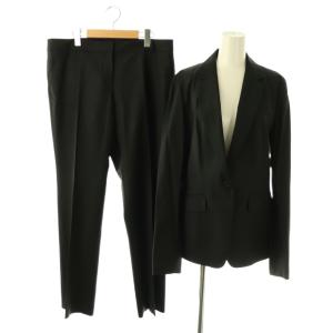 コンプリート ジャケット×パンツ セットアップ スーツ テーラード テーパード 背抜き 42 46 黒