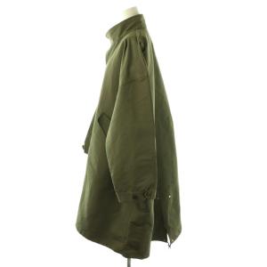 BEAUTY&YOUTH UNITED ARROWS ポリエステルOX モッズコート スプリングコート M カーキ /DF OS SH