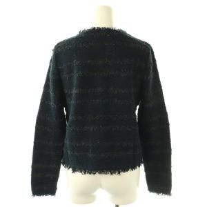 MACKINTOSH PHILOSOPHY MACKINTOSHPHILOSOPHY ツイード ニットジャケット ノーカラージャケット 38 ネイビー /DF OS