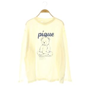 gelato pique 24SS セットアップ ワンポイントロンT カットソー ロングパンツ S-M ホワイト ネイビー /DO