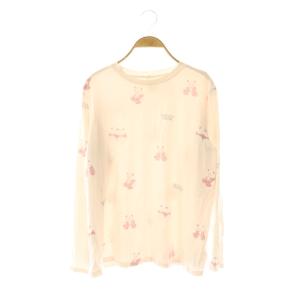 gelato pique 25SS パンダ柄ロンT ロングパンツ セットアップ ルームウェア パジャマ F ペールピンク /ES