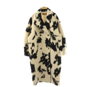 アメリ AMERI UND SHADOW FLOWER WOOL COAT ダブルコート アウター ロング