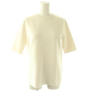 ベーシックニットTシャツ カットソー 半袖 38 ホワイト /HK OS
