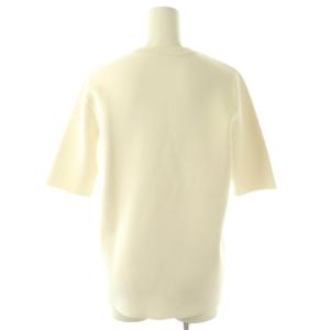 ADORE ベーシックニットTシャツ カットソー 半袖 38 ホワイト /HK OS