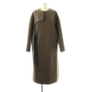 17260 DOUBLE FACE COAT 1 ダークブラウン