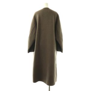 HYKE 17260 DOUBLE FACE COAT 1 ダークブラウン