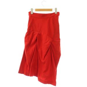Vivienne Westwood RED LABEL アシンメトリースカート ロング S レッド /DF OS