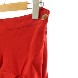Vivienne Westwood RED LABEL アシンメトリースカート ロング S レッド /DF OS
