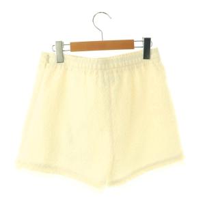 MONCLER SHORT  SHORTS ツイードレイヤー ショートパンツ 40 アイボリー