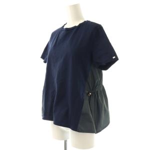 HERNO CHIC COTTON JERSEY NEW TECHNO TAFFETA Tシャツ カットソー 半袖