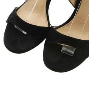Gianvito Rossi サンダル ピンヒール ストラップ スエード 34.5 21.5cm 黒 60609 /MI OS