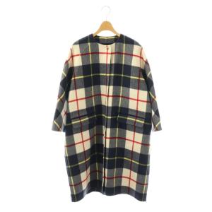 ダブルフェイスチェックコート 36 マルチカラー