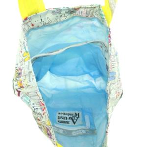 LesportSAC × フィフィラパン Fifi Lapin トートバッグ 総柄 ライトブルー マルチカラー /MI OS