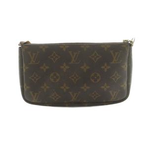 LOUIS VUITTON ポシェット アクセソワール モノグラム ブラウン M51980