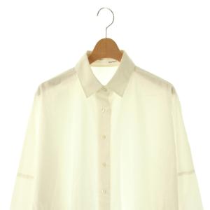 L'Appartement GENTLEWOMAN SHIRT シャツ 長袖 ホワイト /DO OS