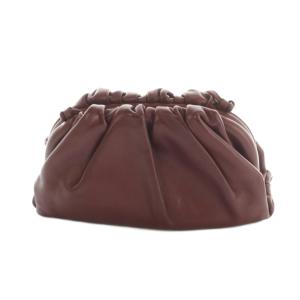 BOTTEGA VENETA ミニ ザ ポーチ ショルダーバッグ ワインレッド