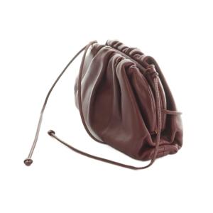 BOTTEGA VENETA ミニ ザ ポーチ ショルダーバッグ ワインレッド