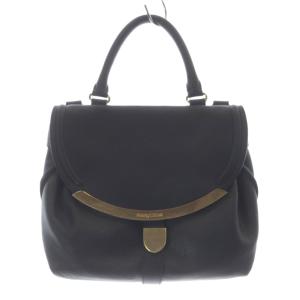 Lizzie ショルダーバッグ ハンドバッグ 2way レザー 紺 ネイビー /SR OH