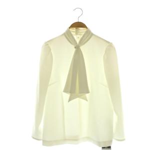 BOWTIE BLOUSE ブラウス ボウタイ プルオーバー 36 ホワイト /DF OS