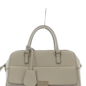 ANYA HINDMARCH スモール 2WAYバッグ カーカー Carker ハンドバッグ ショルダーバッグ レザー ベージュ /SR