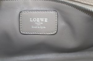 LOEWE アマソナ28 ハンドバッグ グレージュ