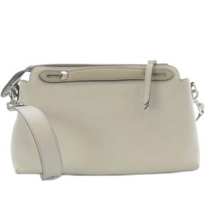 FENDI バイサウェイ ミディアム 2WAYバッグ ホワイト ベージュ 8BL124