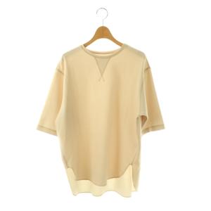 ウィムガゼット 24SS Vガゼットハーフスリーブプルオーバ 38 アイボリー 半袖 J-4618 /GG