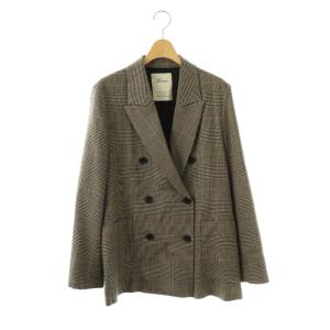 CHECK HANDSOME JACKET 36 グレー