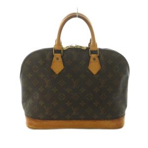 LOUIS VUITTON モノグラム アルマ ハンドバッグ ブラウン M51130