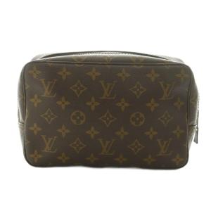 LOUIS VUITTON トゥルーストワレット23 ポーチ スクエア型 茶 M47524 /MI OS OH