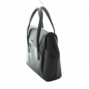 LOEWE ハンドバッグ レザー 型押し ブラック