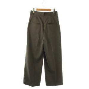 NOBLE 24AW エステルツイルストレッチスラックスパンツ ワイドパンツ 36 グレー /DF OS