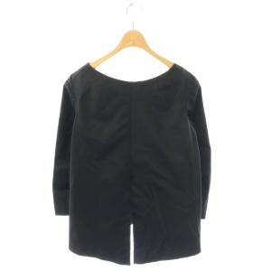 JIL SANDER プルオーバートップス ブラウス 長袖 34 ブラック 565402 WF251412 /DO OS