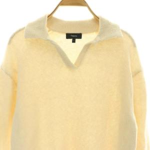 Theory 25SS  WAVE BOUCLE BOY POLO W プルオーバー ニット カットソー スキッパー