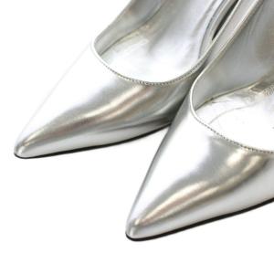 FABIO RUSCONI MILLY パンプス 35 22.5cm MIRROR-ARGENTO シルバー色 ポインテッドトゥ ヒール