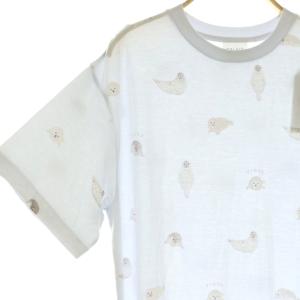 gelato pique 25SSあざらし柄ワンピース プルオーバー ルームウエア F 水色 マルチカラー /CX OS