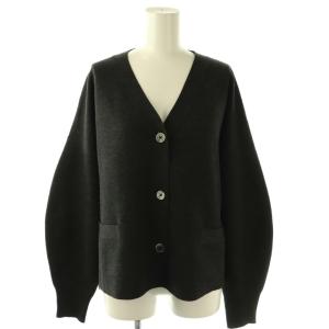 25AW スーパーファインスムース ショートカーディガン ニット F チャコール /DF OS