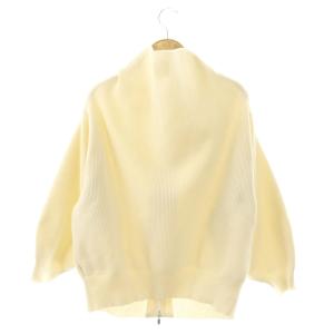 CAPRICIEUX LE'MAGE 24SS Wジップボートネックニットジャケット ブルゾン F アイボリー /ES OS