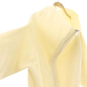 CAPRICIEUX LE'MAGE 24SS Wジップボートネックニットジャケット ブルゾン F アイボリー /ES OS