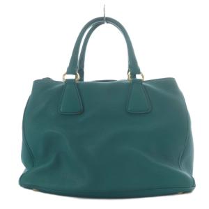 PRADA ガレリア ヴィッテロダイノ トートバッグ 2way レザー パヴォーネ BN2579