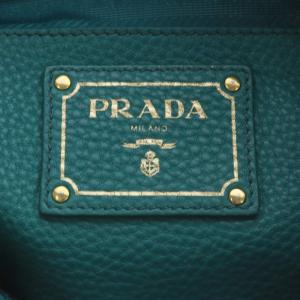 PRADA ガレリア ヴィッテロダイノ トートバッグ 2way レザー パヴォーネ BN2579