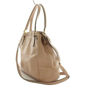 COACH レザーハンドバッグ ピンク 27862 /SS OS