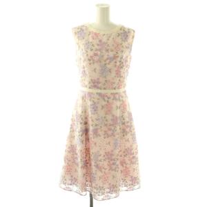 GYPSY DEEP ROSE ドレス ワンピース ノースリーブ オーガンジー 0 ピンク マルチカラー