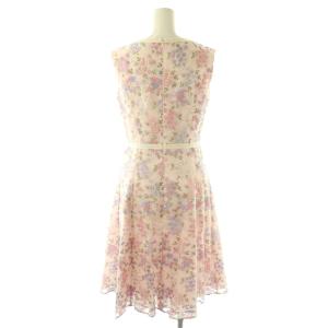 TOCCA GYPSY DEEP ROSE ドレス ワンピース ノースリーブ オーガンジー 0 ピンク マルチカラー