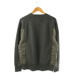 BRIEFING ゴルフ CE MS DOCKING CREWNECK KNIT L グレー