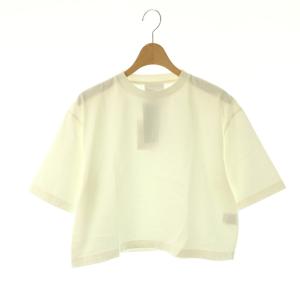 60/2 コットン 天竺 Tシャツ カットソー 半袖 2 ホワイト /HK OS