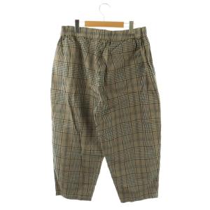 JOURNAL STANDARD LUXE 25SS バルーンパンツ グレンチェック L グレー マルチカラー /ES OS