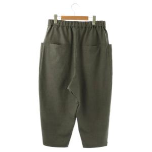 JOURNAL STANDARD LUXE 25AW TRツイル ポケパンツ バルーンパンツ S グレー ブラック /ES OS